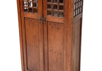 Arts & Crafts Armoire or Bookcase In the style of Architect Lauweriks, 1890s